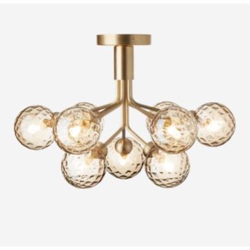 Nuura Apiales 9 Ceiling brushed brass / optic gold Hanglamp brons-1