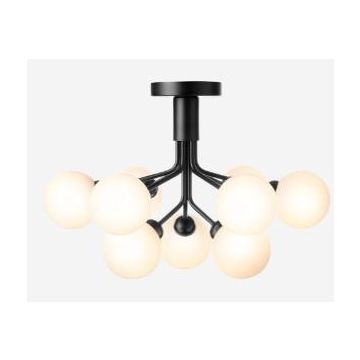Nuura Apiales 9 Ceiling satin black / opal Hanglamp zwart-1