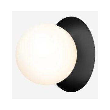 Nuura Liila 1 Large black / opal Wandlamp zwart-1