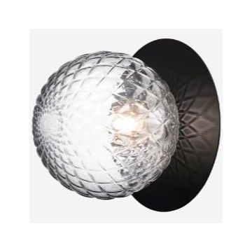 Nuura Liila 1 Large black / optic clear Wandlamp zwart-1