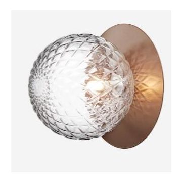 Nuura Liila 1 Large dark bronze / optic clear Wandlamp brons-1