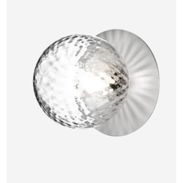 Nuura Liila 1 Medium light silver / optic clear Wandlamp zilver-1
