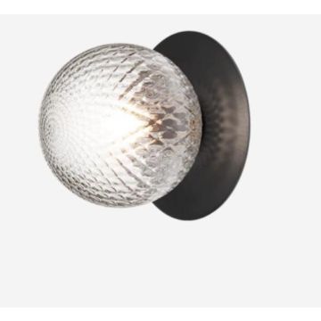 Nuura Liila 1 Outdoor black / optic clear Wand Tuinverlichting  transparant-1