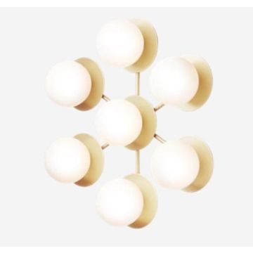 Nuura Liila Star nordic gold / opal Wandlamp goud/messing-1