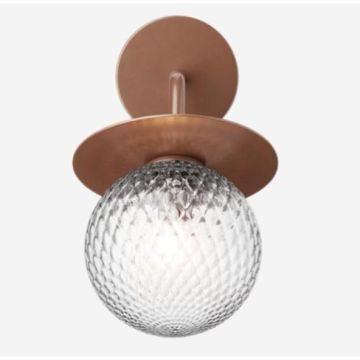 Nuura Liila Wall Outdoor dark bronze / optic clear Wand Tuinverlichting  brons-1