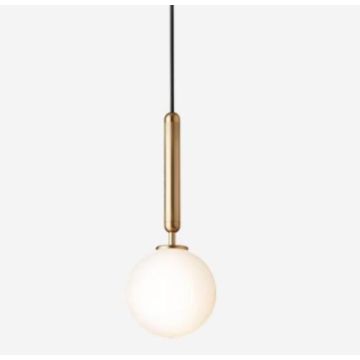 Nuura MIIRA 1, brass / opal Hanglamp brons-1