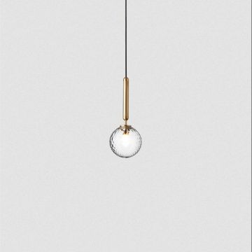 Nuura MIIRA 1, BRASS / OPTIC CLEAR Hanglamp brons-1