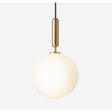 Nuura Miira 1 Large brass / opal Hanglamp goud/messing-1