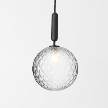 Nuura Miira 1 Large rock grey / optic clear Hanglamp lichtgrijs-1