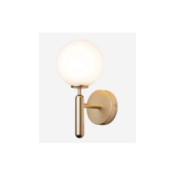 Nuura Miira Wall brass / opal Wandlamp goud/messing-1