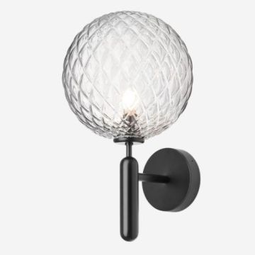 Nuura Miira Wall Outdoor black / optic clear Wand Tuinverlichting  transparant-1