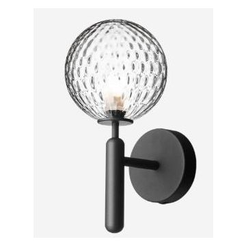 Nuura Miira Wall rock grey / optic clear Wandlamp donkergrijs-1