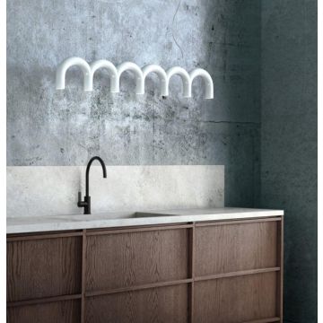 Oblure Arc straight custom colour RAL6009 Hanglamp groen-1