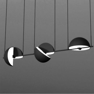 Oblure Trapeze Triplette Hanglamp zwart-1