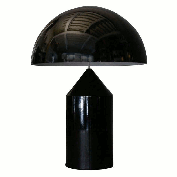 Oluce Atollo 233 Tafellamp zwart-1