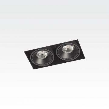Orbit Piccolo No Frame 2x Cone Cob LED Spot zwart-1