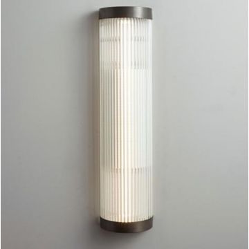 Original BTC Pillar LED wall light, 60/15cm, Weathered Brass Wandlamp-1