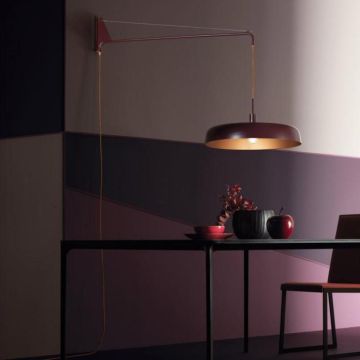 Oty light MOMA Ø40 L 110cm BLACK/COPPER Hanglamp zwart-1
