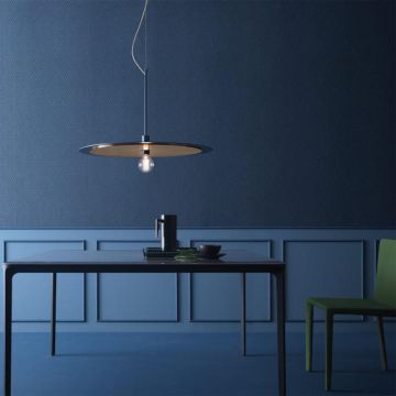 Oty light POP HOST Ø32 CUP BLACK/BRASS Hanglamp zwart-1