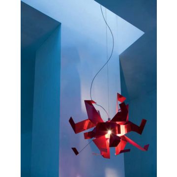Pallucco Italia Glow 1 Hanglamp rood-1