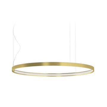 Panzeri Zero Round ø50 2700K Matt brass Hanglamp goud/messing-1