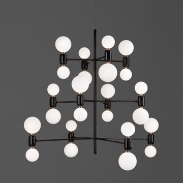 Parachilna Aballs Chandelier 12 Hanglamp goud/messing-1