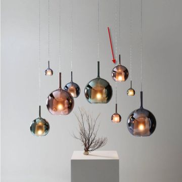 Penta Glo Medium Hanglamp paars-1