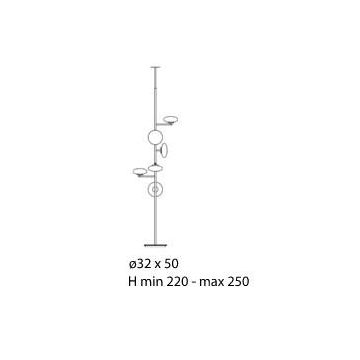 Penta Mami terra cielo extra small bronze Hanglamp brons-1