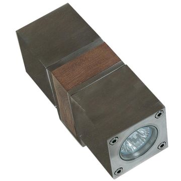 Royal Botania Q-Bic 2 Wand Tuinverlichting  bruin-1