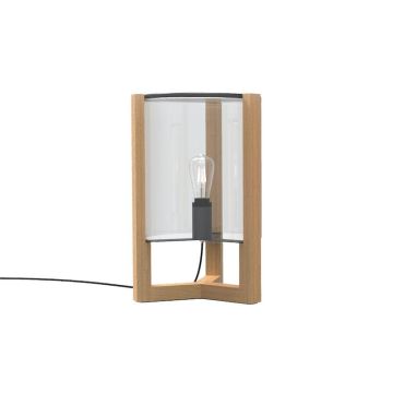 Royal Botania Tristar Teak Luminaire 50cm with Clear Glass Buitenlampen Decoratief lichtgrijs-1