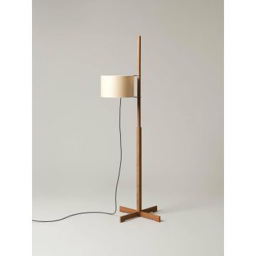 Santa & Cole TMM Natural oak/white Vloerlamp lichtbruin-1