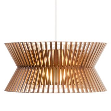 Secto Design Kontro 6000 Walnoot Hanglamp-1