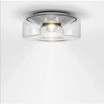 Serien Lighting Curling Ceiling M TRIAC 20W, clear glass Plafondlamp transparant-1