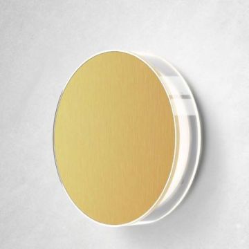Serien Lighting LYD wall light with champagne front, DALI dimm Wandlamp goud/messing-1