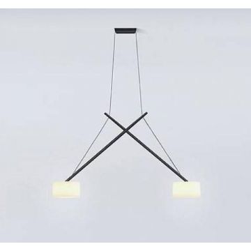 Serien Lighting TW1001 TWIN Suspension Hanglamp zilver-1