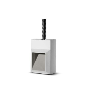 Simes MICROGHOST SQUARE LED 3000K 4W 24V CRI 80 excl. driver Wand Tuinverlichting  lichtgrijs-1
