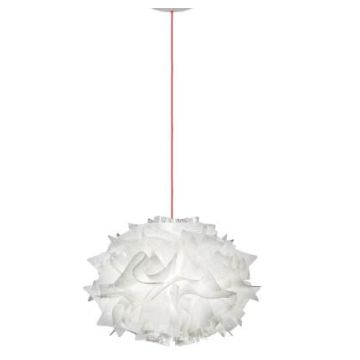 Slamp VELI SUSPENSION MINI - VELI 7 Suspenstion Red Wire Hanglamp wit-1