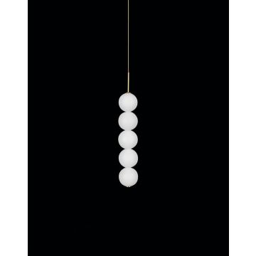 Terzani Abacus Small Pendant Light with disc Hanglamp goud/messing-1