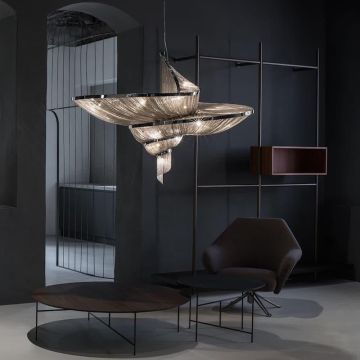 Terzani Epoque Hanglamp nikkel-1