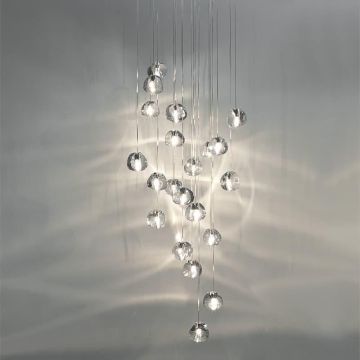 Terzani Mizu suspension 26-lights Hanglamp transparant-1
