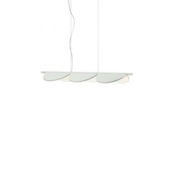 Flos Almendra Linear S3 Off-white Hanglamp wit