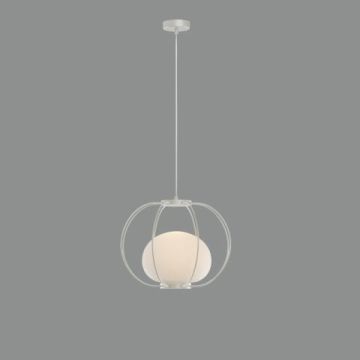 Brink V-merk Marina /45cm E27 LED White Hanglamp wit