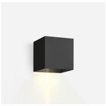 Wever & Ducré BOX WALL OUTDOOR 1.0 Black Wand Tuinverlichting  zwart