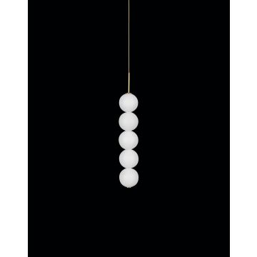 Terzani Abacus Small Pendant Light with disc Hanglamp goud/messing