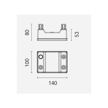 Flos PWR SUPPLY 35W 120÷270Vac/24Vdc + 1÷10V PWM CTRL Trafo's  ballast zwart