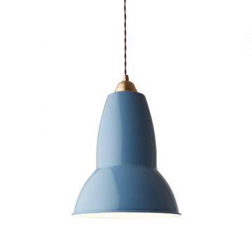 Anglepoise Original 1227 Brass UC Hanglamp blauw