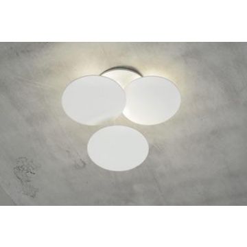 Millelumen Circles 3 (large) White Plafondlamp wit