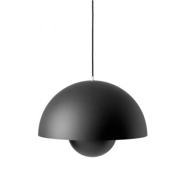 &Tradition Flowerpot VP7 Matt Black Hanglamp zwart