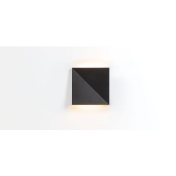 Modular Dent small LED 3000K DE black Wandlamp zwart