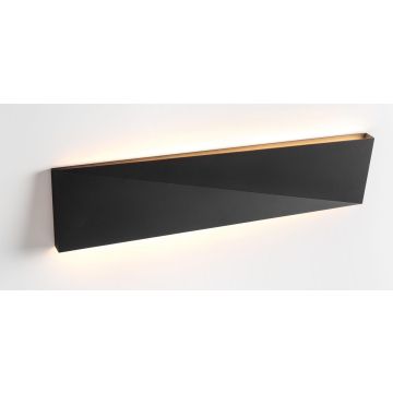 Modular Dent large LED 2700K DE black Wandlamp zwart